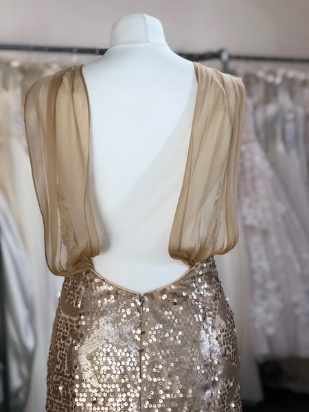 Lore - Copper glitter gown