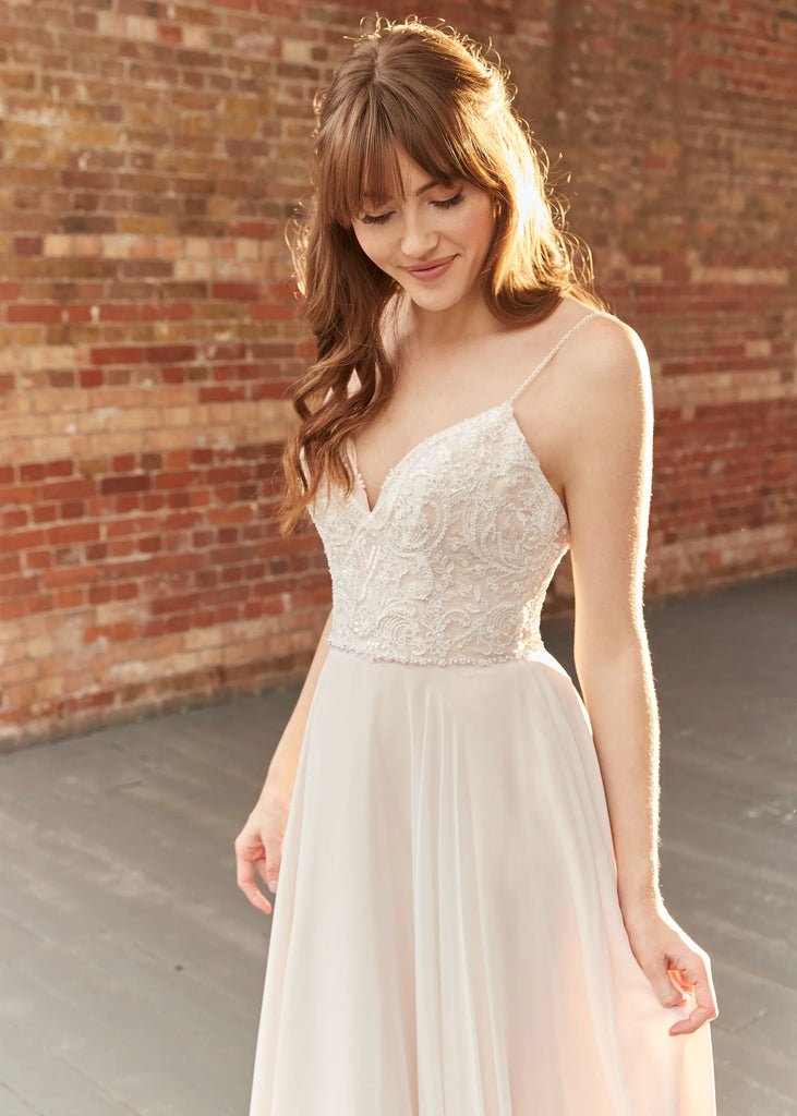 Felicity top rose bridal