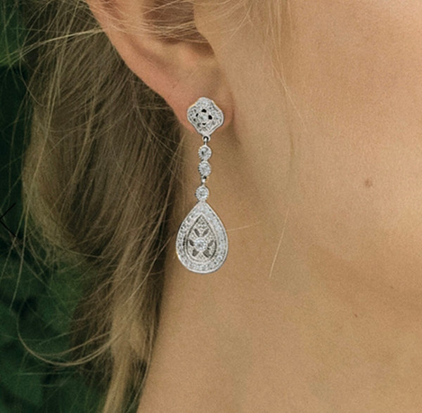 Moonstruck - Art deco style earrings